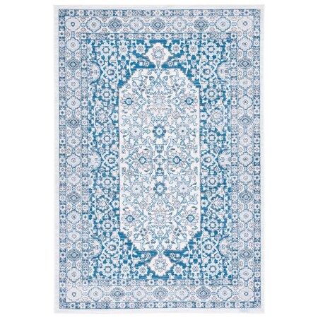 Safavieh 9 x 12 ft. Toscana Rectangle Power Loomed Rug Ivory & Navy TOS652B-9